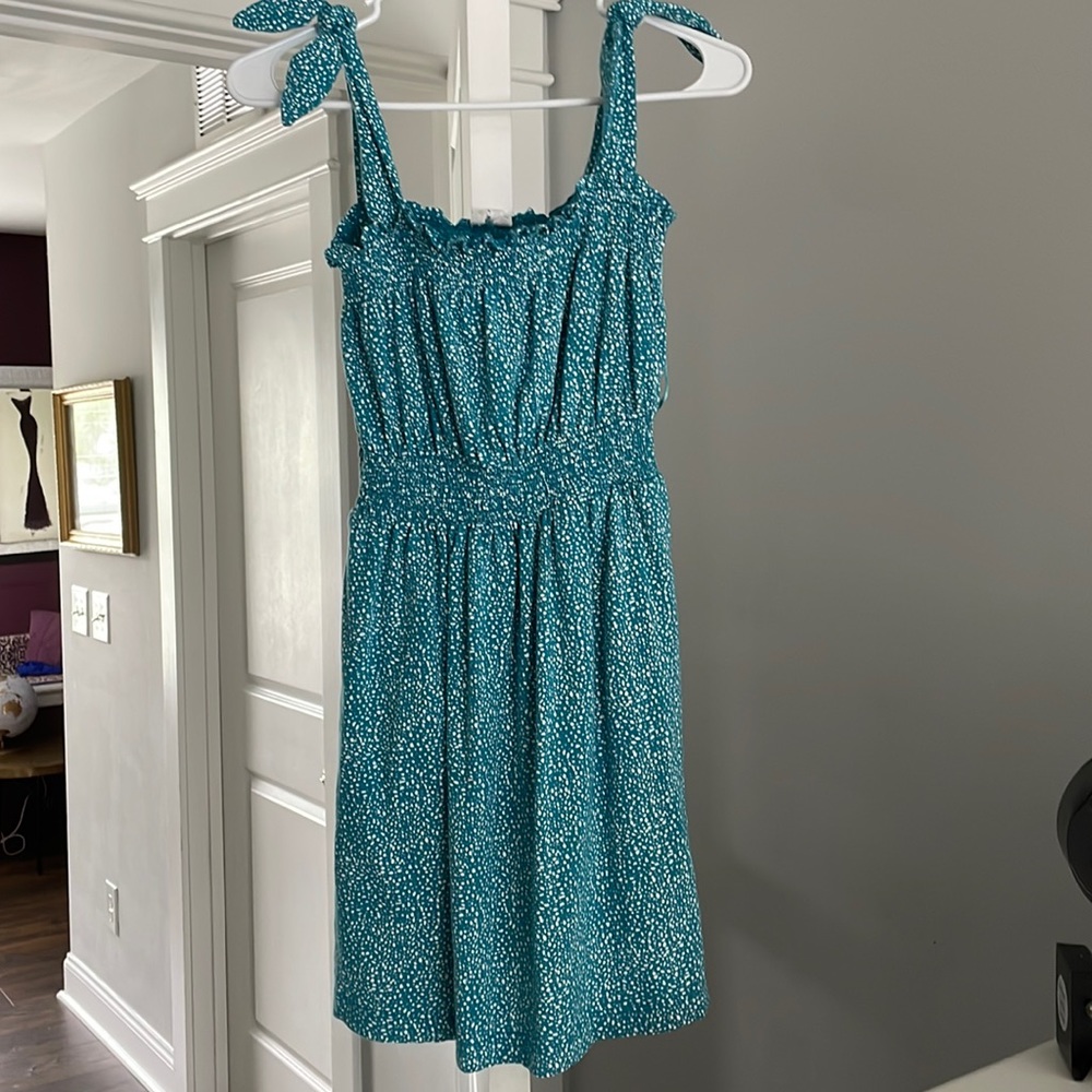 Roxy mini dress, cinched waist